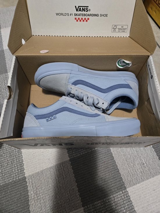 Vans Shoes - Vans Old Skool Low Top Sneakers in Light Blue - Women's 7.5, Men's 6